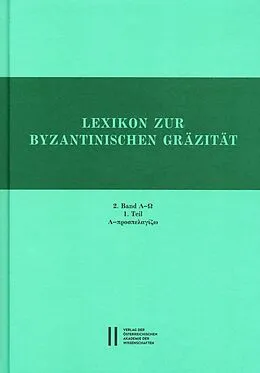 E-Book (pdf) Lexikon zur byzantinischen Gräzität besonders des 9.12. Jahrhunderts von 