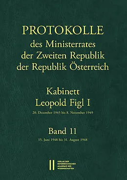 E-Book (pdf) Protokolle des Ministerrates der Zweiten Republik, Kabinett Leopold Figl I von Wolfgang Mueller