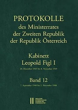 E-Book (pdf) Protokolle des Ministerrates der Zweiten Republik, Kabinett Leopold Figl I von Wolfgang Mueller