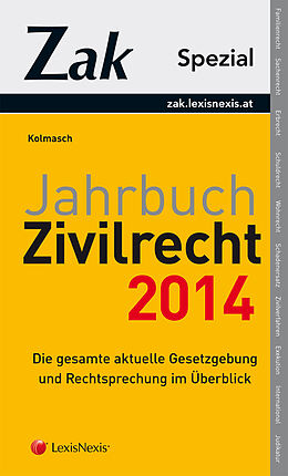 Kartonierter Einband Jahrbuch Zivilrecht 2014 von Wolfgang Kolmasch