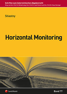 Kartonierter Einband Horizontal Monitoring von Marion Stiastny