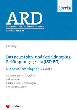 Kartonierter Einband Das neue Lohn- und Sozialdumping-Bekämpfungsgesetz (LSD-BG) von Manfred Lindmayr