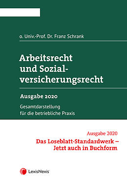 Fester Einband Arbeitsrecht und Sozialversicherungsrecht 2020 von Franz Schrank