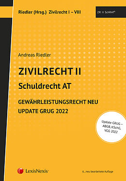 Kartonierter Einband Zivilrecht II - Update GRUG 2022 von Andreas Riedler