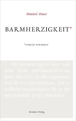 E-Book (epub) Barmherzigkeit von Dimitré Dinev