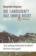 E-Book (epub) Die Landschaft hat immer recht von Bergsveinn Birgisson