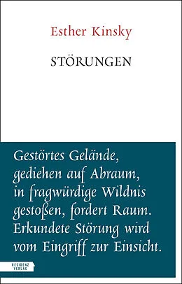 E-Book (epub) Störungen von Esther Kinsky