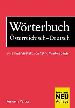 E-Book (epub) Wörterbuch Österreichisch-Deutsch von Astrid Wintersberger