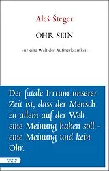 E-Book (epub) Ohr sein von Ale teger