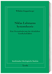 Paperback Niklas Luhmanns Systemtheorie von Wilhelm Guggenberger