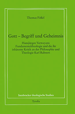 Paperback Gott. Begriff und Geheimnis von Thomas Fößel