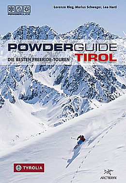 Paperback PowderGuide Tirol von Lorenzo Rieg, Marius Schwager, Lea Hartl