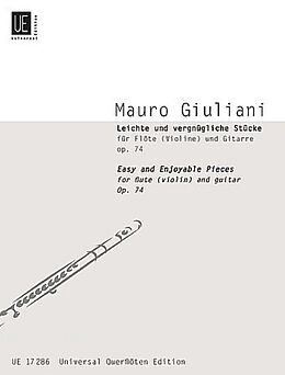 Mauro Giuliani Notenblätter Leichte und vergnügliche Stücke op.74