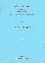 Gustav Mahler Notenblätter Sinfonie d-Moll Nr.3 für Orchester