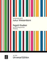 Julius Weissenborn Notenblätter Fagott-Studien für Fortgeschrittene op.8,2 (Urfassung)