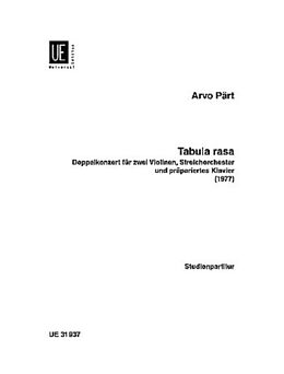 Arvo Pärt Notenblätter Tabula rasa Doppelkonzert