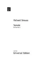 Richard Strauss Notenblätter Sonate h-Moll op.5