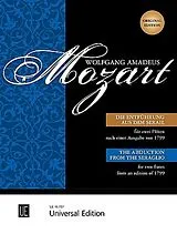 Wolfgang Amadeus Mozart Notenblätter Die Entführung aus dem Serail