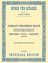 Johann Sebastian Bach Notenblätter Präludium, Fuge und Allegro Es-Dur BWV998