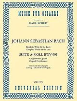 Johann Sebastian Bach Notenblätter Suite a-Moll BWV995