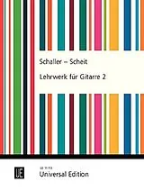 Erwin Schaller Notenblätter Lehrwerk für Gitarre Band 2