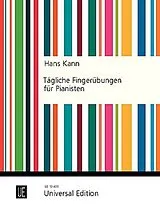 Hans Kann Notenblätter Tägliche Fingerübungen für Pianisten