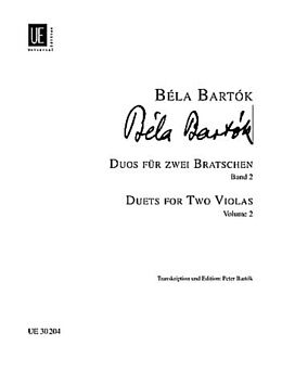Béla Bartók Notenblätter Duos aus den 44 Duos Band 2