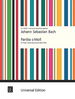 Johann Sebastian Bach Notenblätter Partita c-Moll BWV997