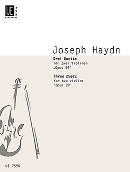 Franz Joseph Haydn Notenblätter 3 Duette op.99