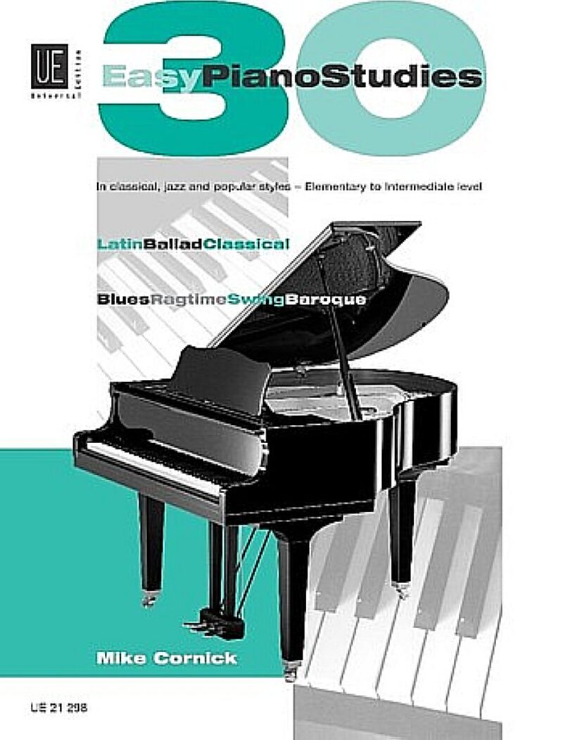 30 easy piano studies in classical, jazz