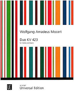 Wolfgang Amadeus Mozart Notenblätter Duo G-Dur KV423 für Violine und Viola