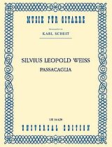 Sylvius Leopold Weiss Notenblätter Passacaglia