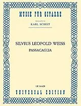 Sylvius Leopold Weiss Notenblätter Passacaglia