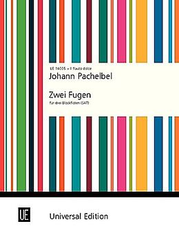 Johann Pachelbel Notenblätter 2 Fugen