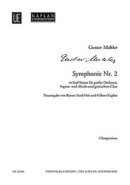 Gustav Mahler Notenblätter Sinfonie Nr. 2