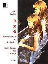 Jenö Takacs Notenblätter Vier mal vier für