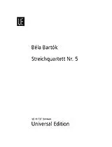 Béla Bartók Notenblätter Streichquartett Nr.5