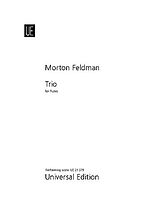 Morton Feldman Notenblätter Trio for 3 flutes