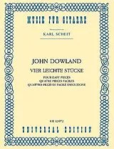 John Dowland Notenblätter 4 leichte Stücke