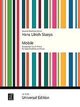 Hans Ulrich Staeps Notenblätter Mobile für Sopranflöte und