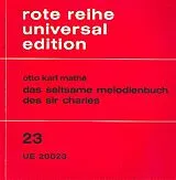 Otto Karl Mathé Notenblätter Das seltsame Melodienbuch des Sir Charles
