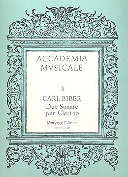 Carl Heinrich Biber Notenblätter 2 Sonaten für Trompete und Orchester