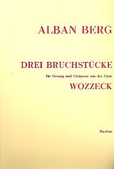 Alban Berg Notenblätter 3 Bruchstücke aus Wozzeckop.7