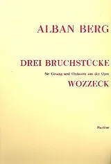 Alban Berg Notenblätter 3 Bruchstücke aus Wozzeckop.7