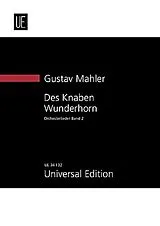 Gustav Mahler Notenblätter Des Knaben Wunderhorn Band 2