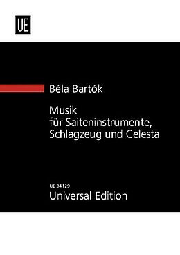 Béla Bartók Notenblätter Musik für Saiteninstrumente, Schlagzeug