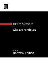 Olivier Messiaen Notenblätter Oiseaux exotiques für Klavier und Orchester