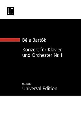 Béla Bartók Notenblätter Konzert Nr.1 für Klavier und Orchester