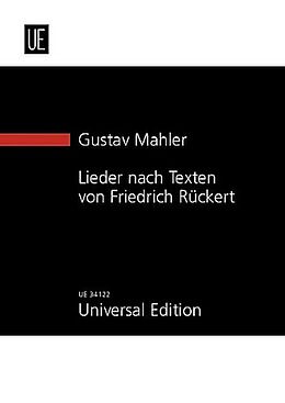 Gustav Mahler Notenblätter 5 Lieder nach Texten von Friedrich
