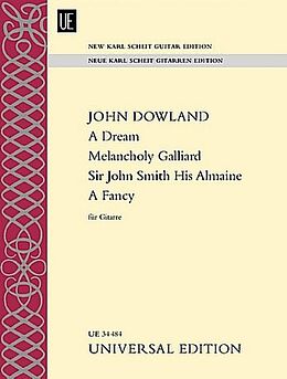 John Dowland Notenblätter A Dream